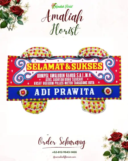 Papan Bunga Ucapan Selamat Ularan